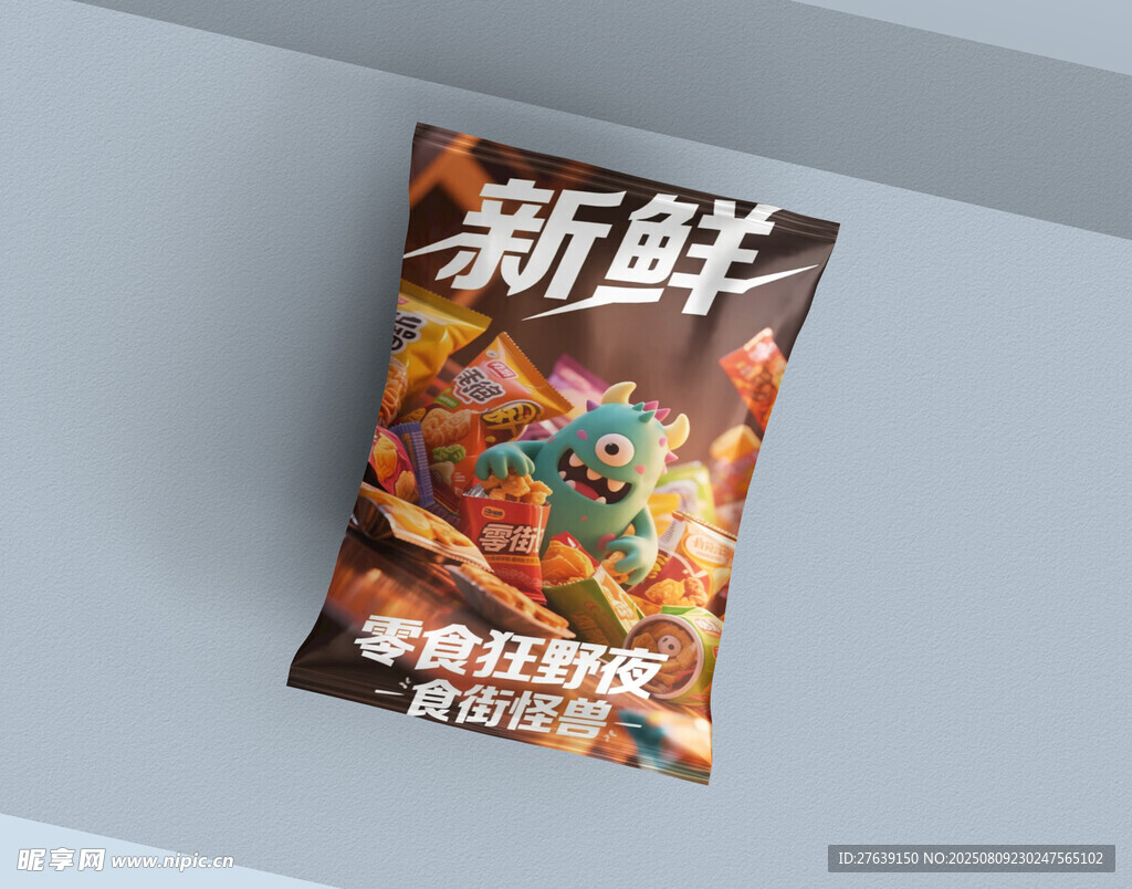 零食袋样机