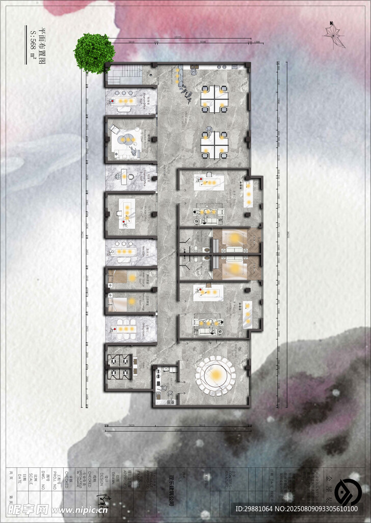 建筑公司彩平图