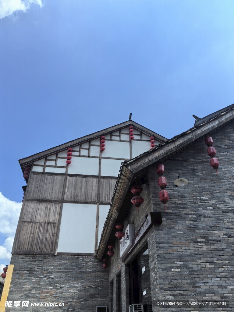 古色古香中式建筑一角