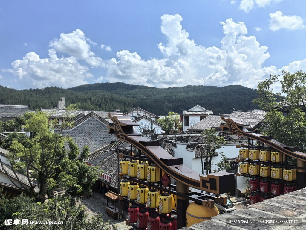 古色古香的中式建筑群