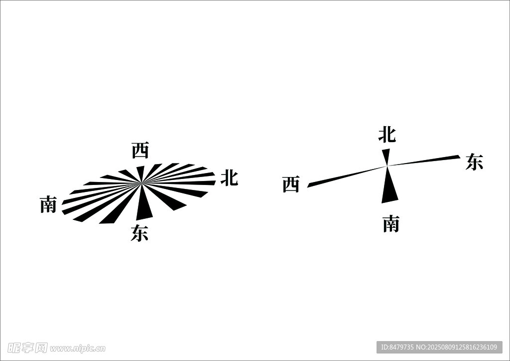 矢量指南针素材