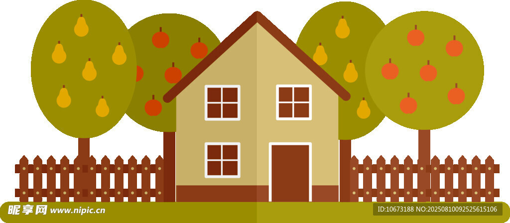 温馨小屋与周边景致