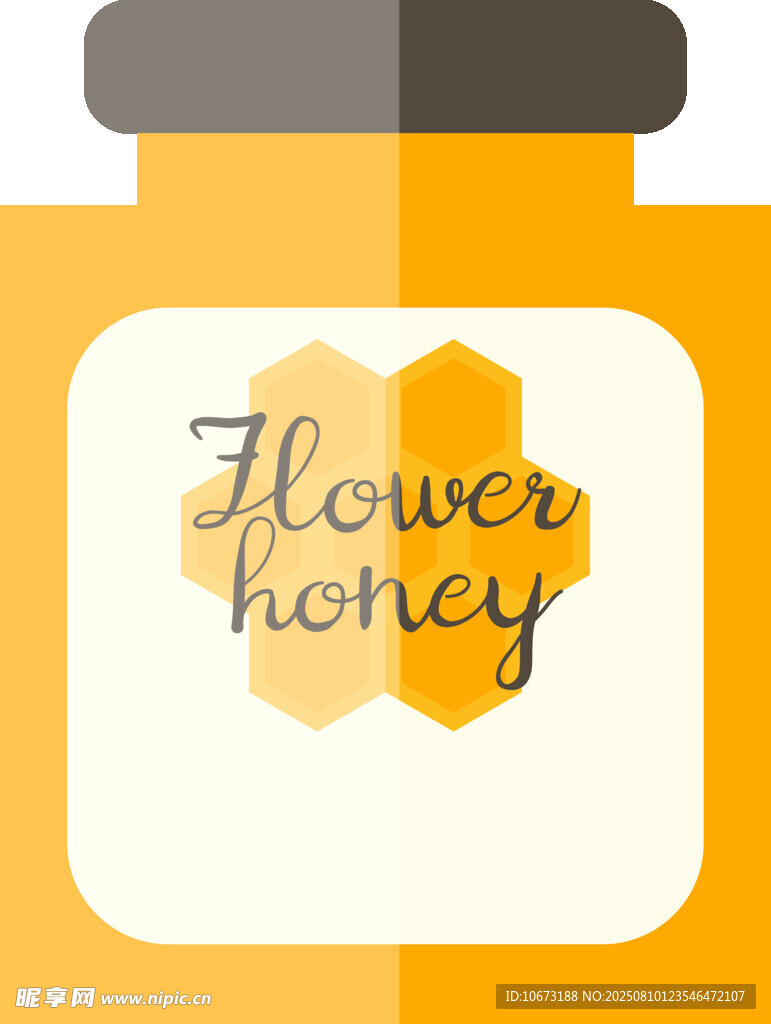 花蜂蜜罐图标