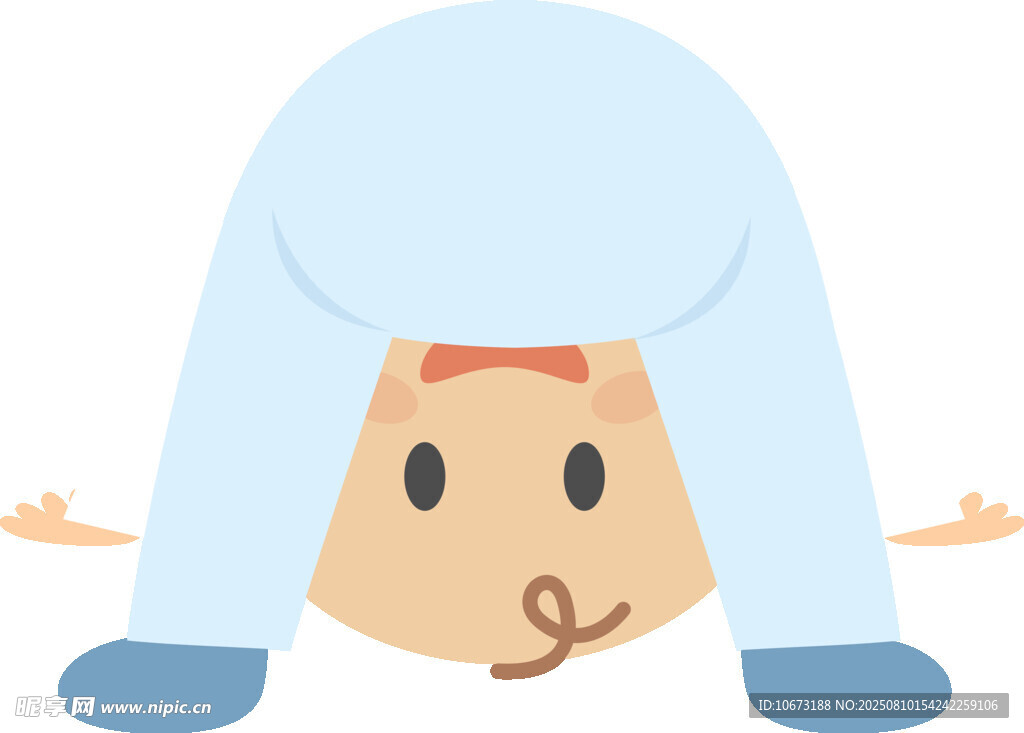 小孩倒立做瑜伽