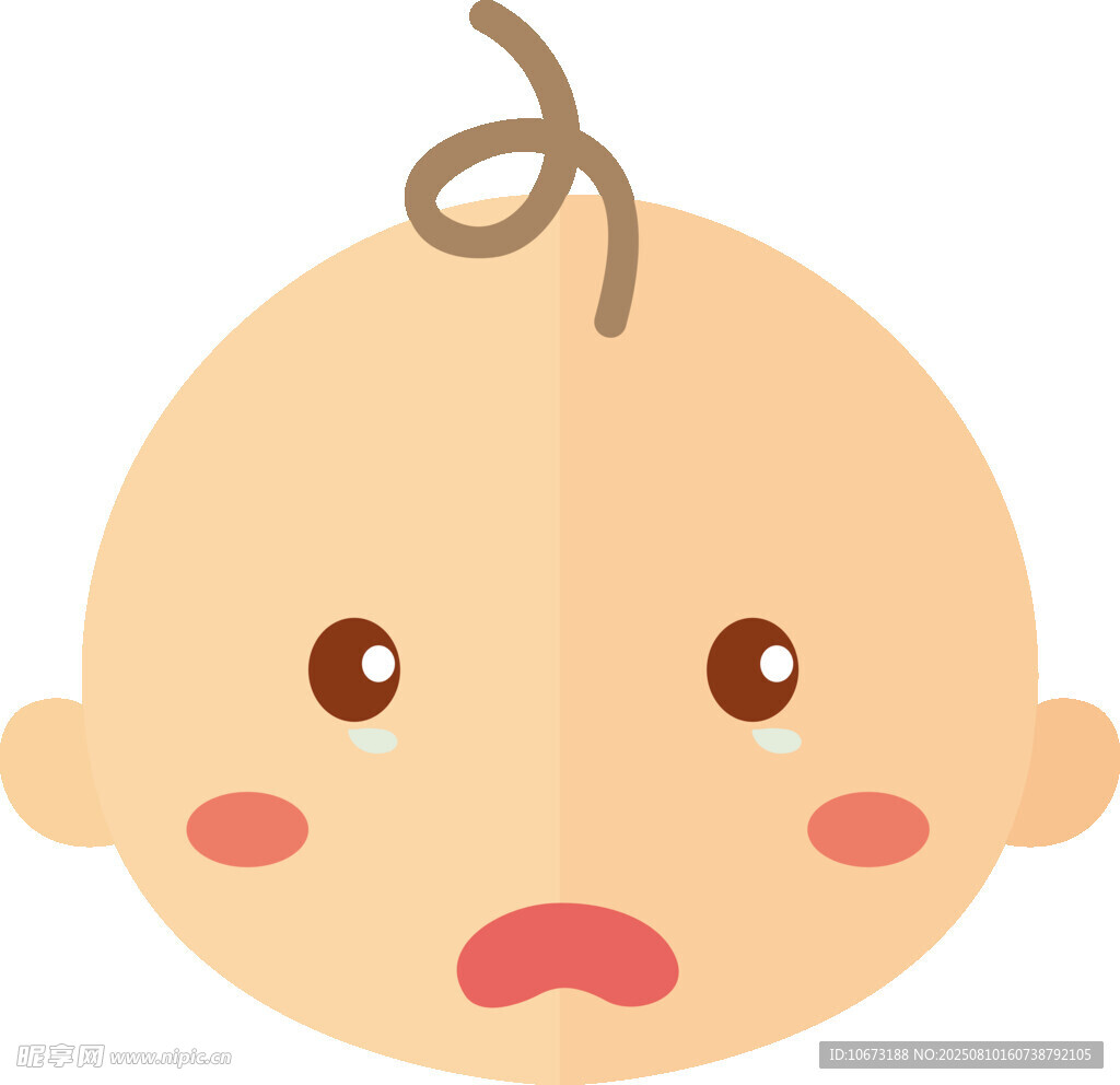皱眉小婴儿