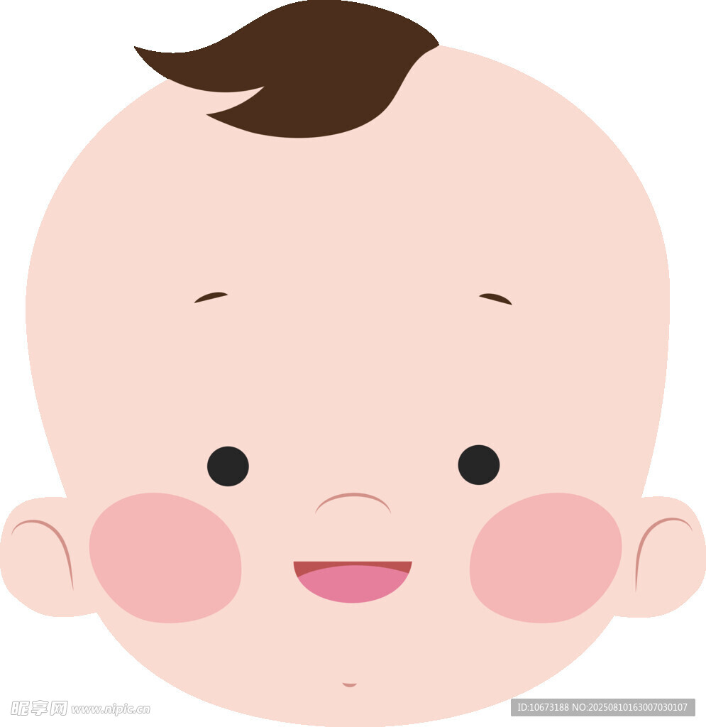 可爱婴儿头像