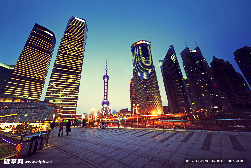 都市璀璨夜景