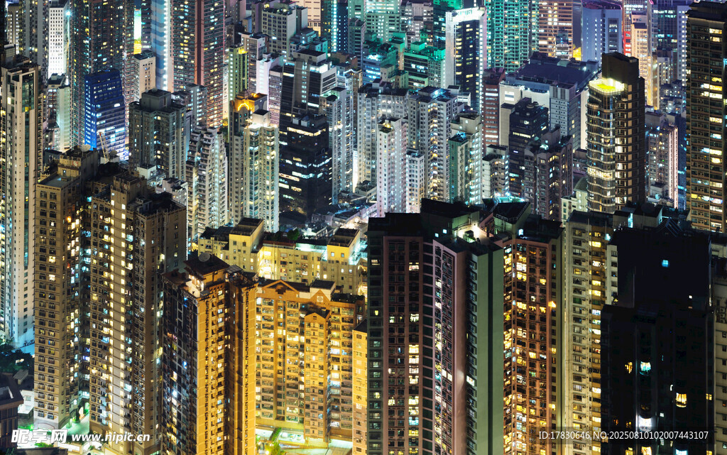 繁华都市夜景