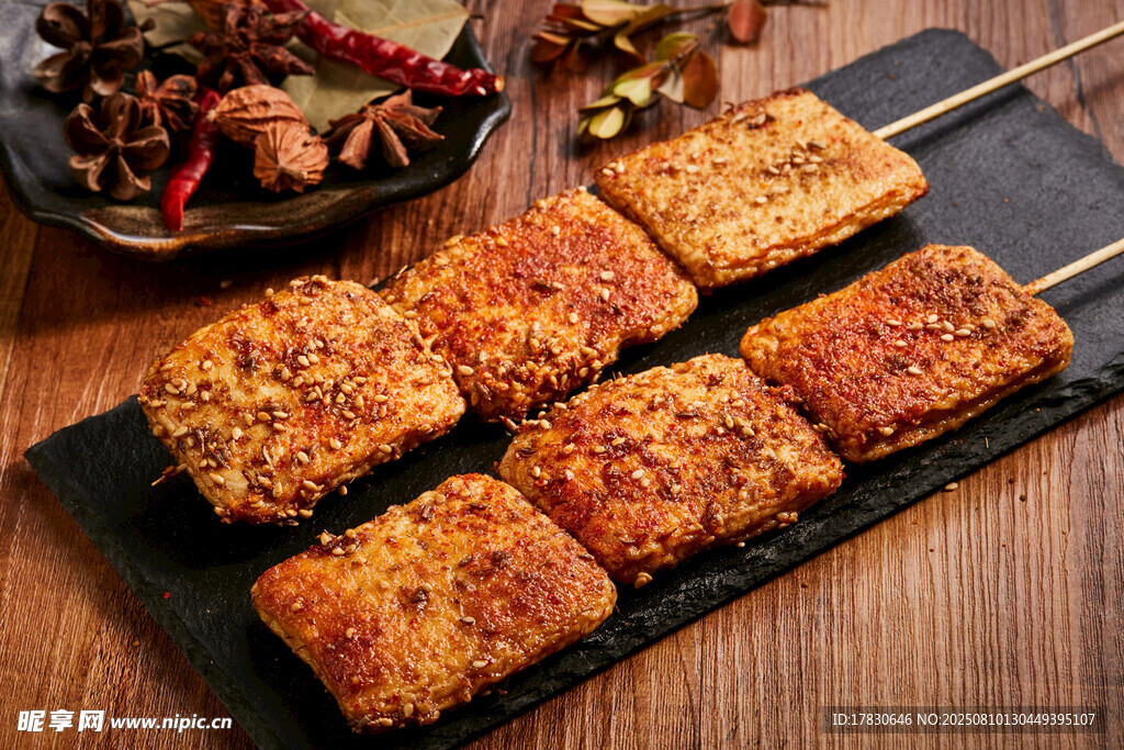 美味香酥烤肉串