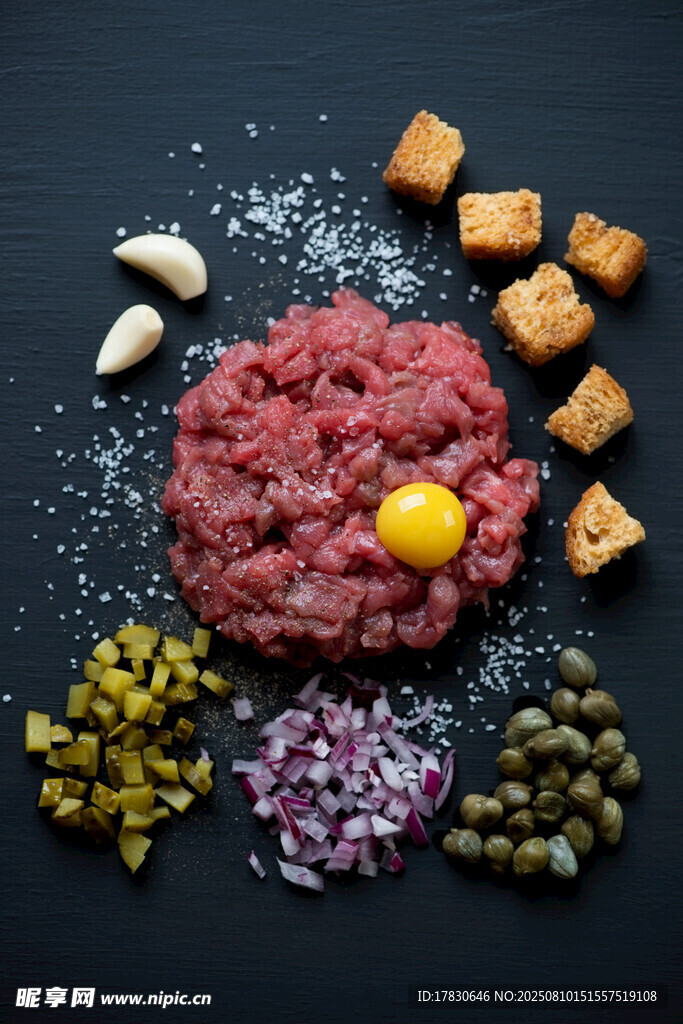 自制美味肉饼食材大集合