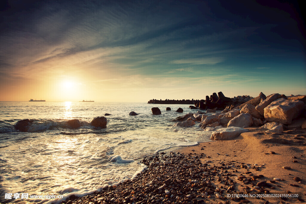海边日落美景