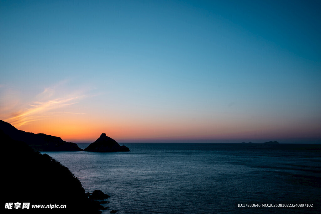 海边黄昏美景