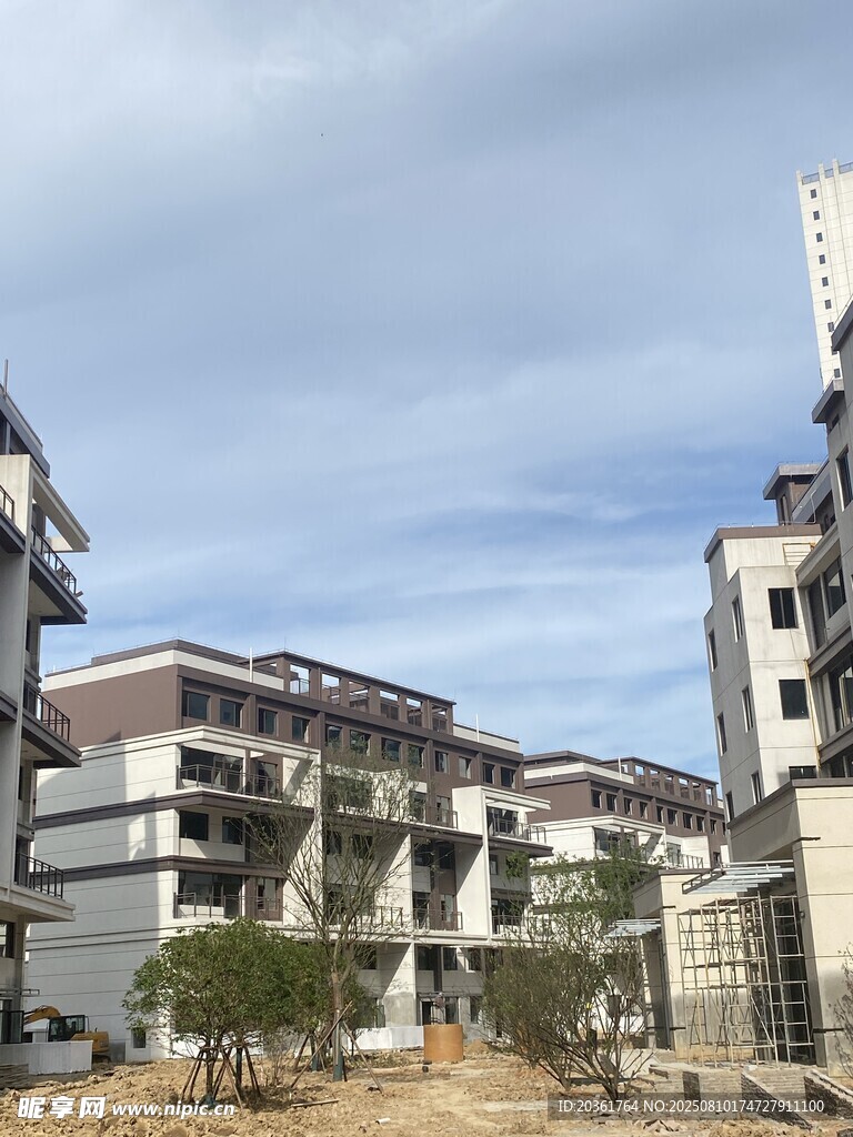 现代风格多层住宅建筑群