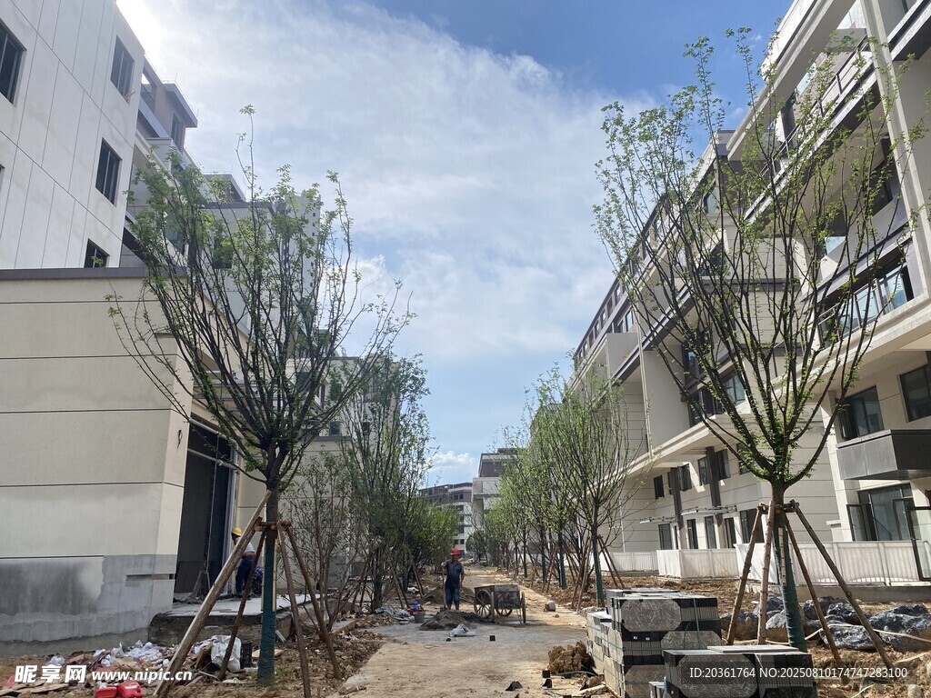 街道施工场景