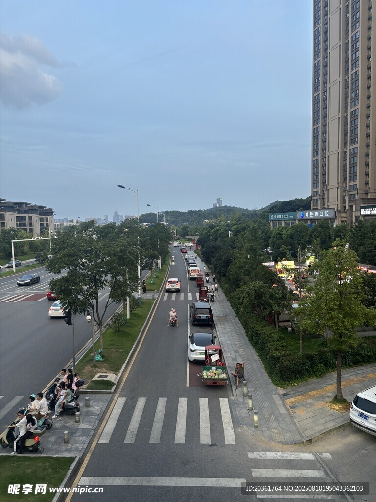 城市街道交通景象
