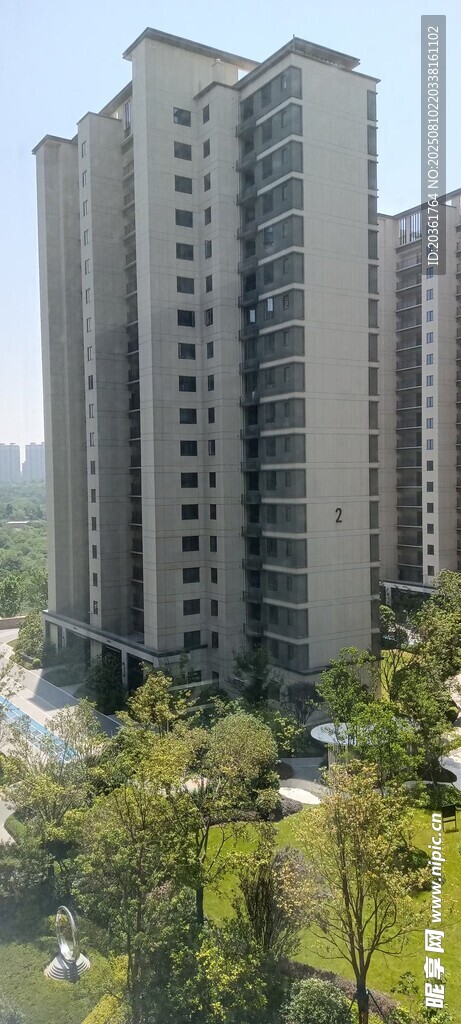 高层住宅与绿化景观