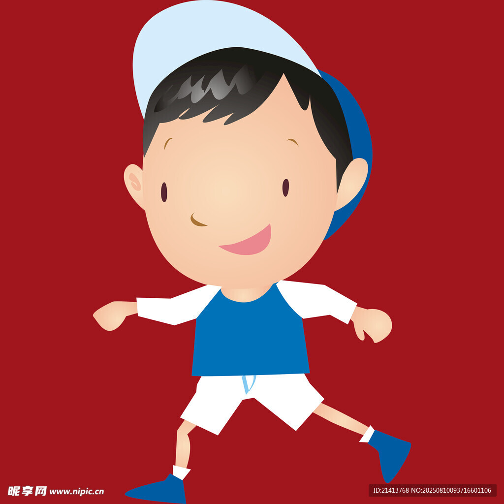 奔跑的快乐男孩