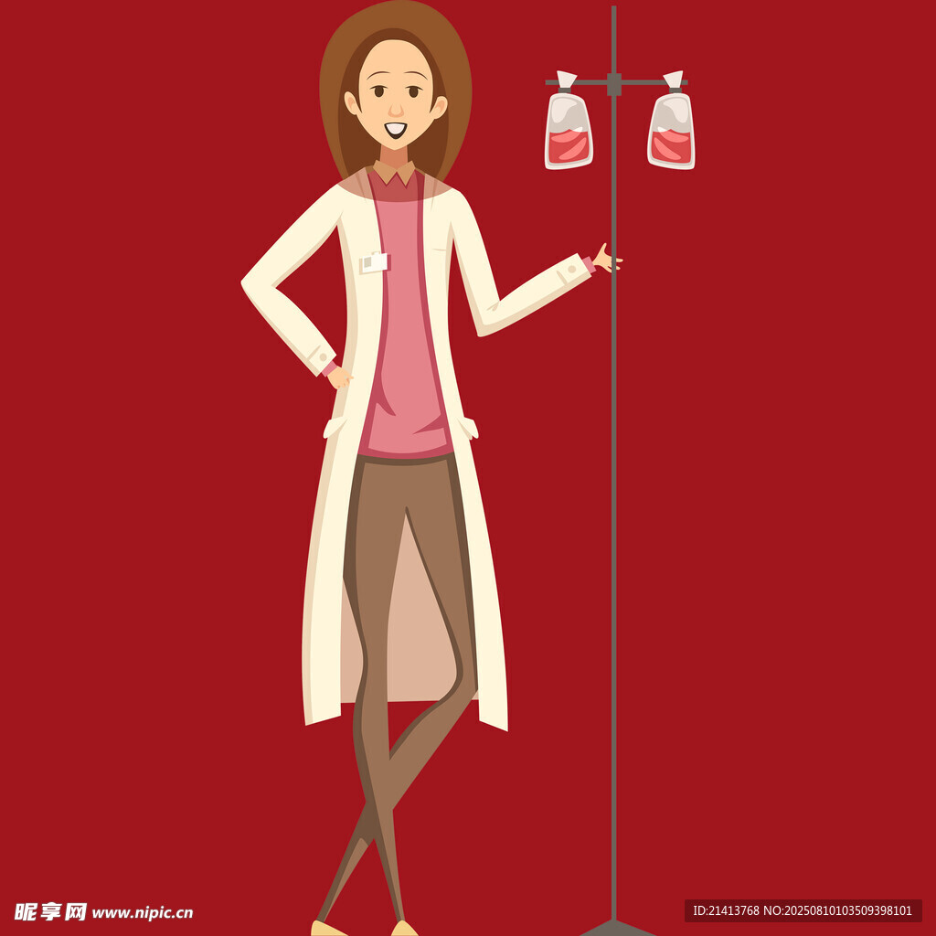 女科学家专注实验场景