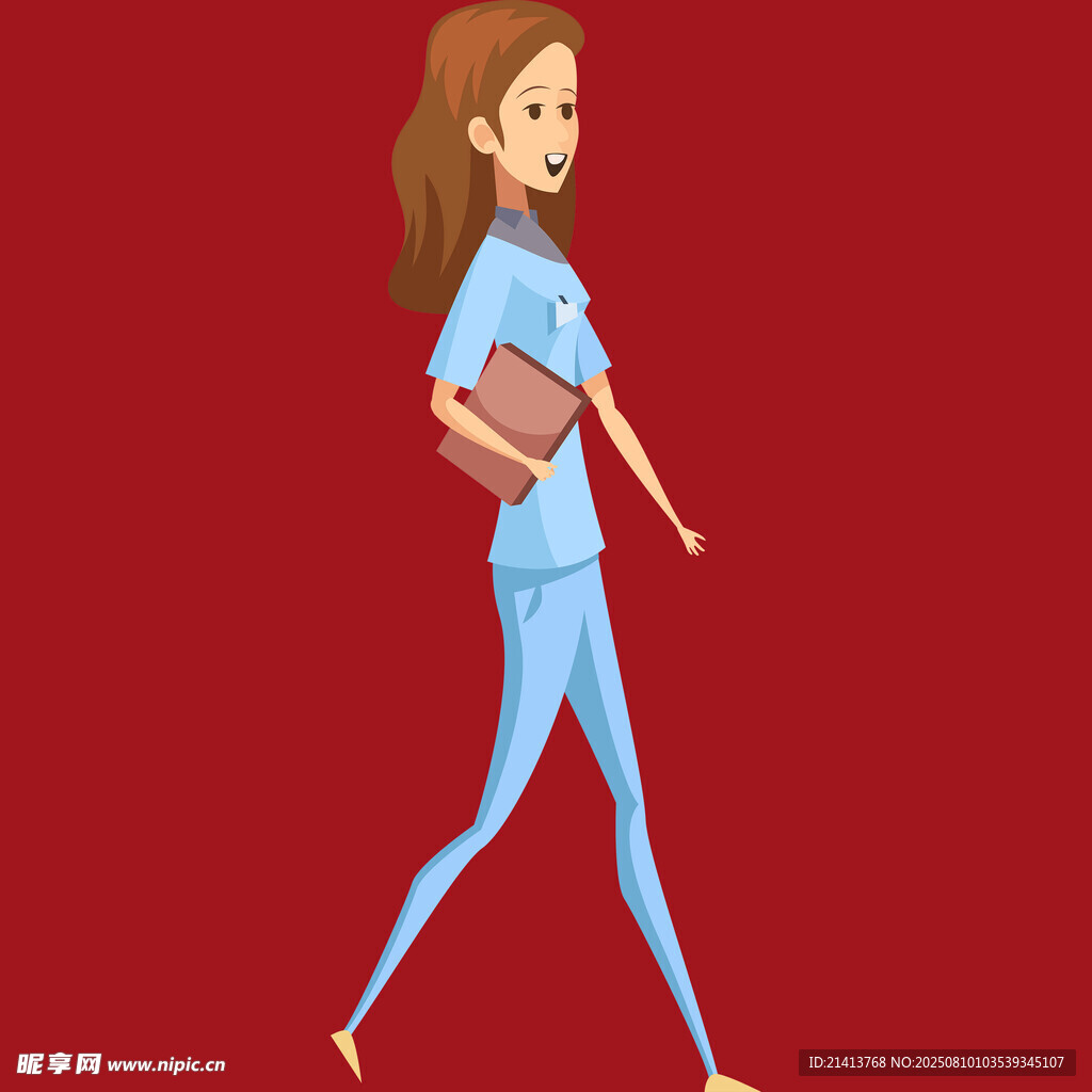 行走的职场女性