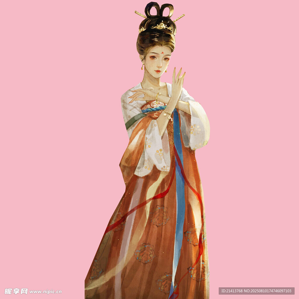 唐代仕女古风服饰形象
