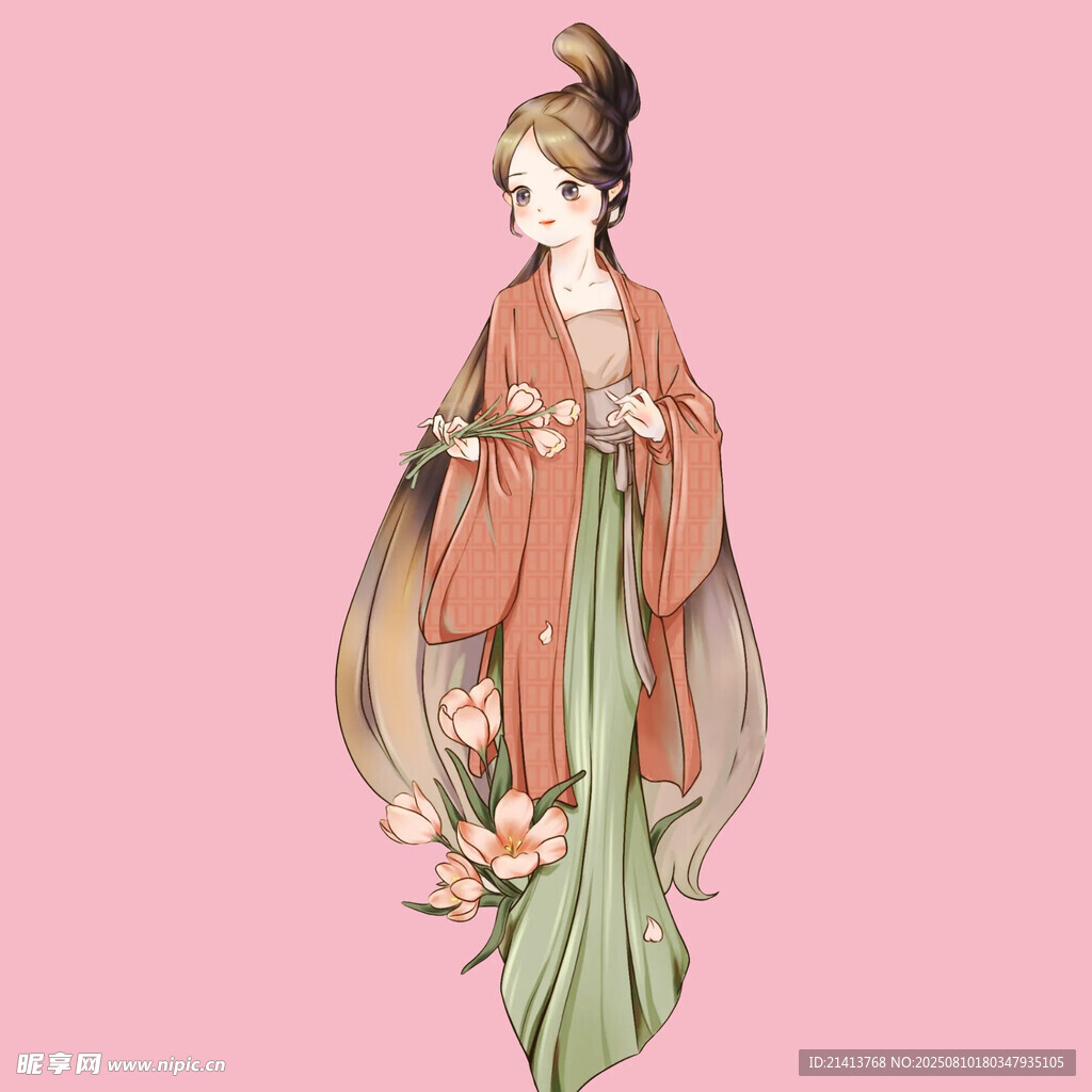 古风汉服女子优雅形象