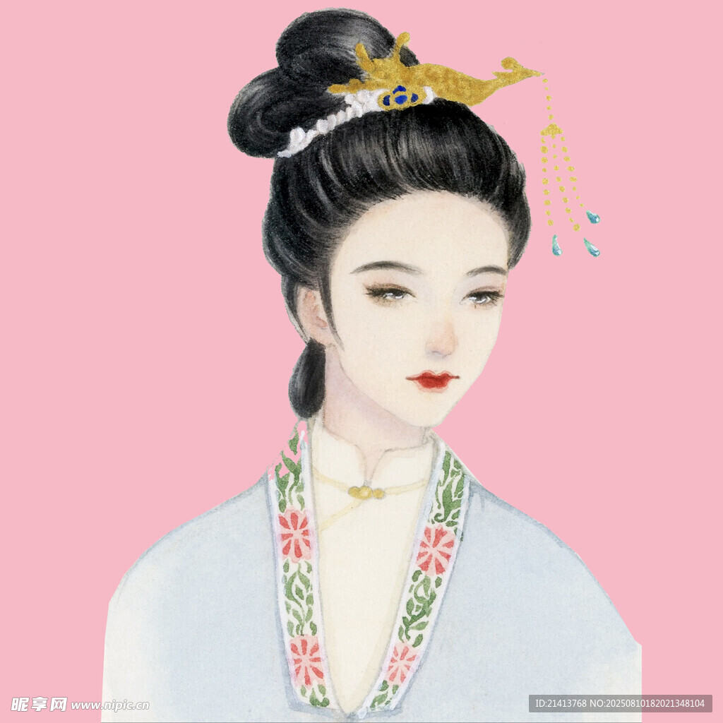 古典优雅的古风女子形象
