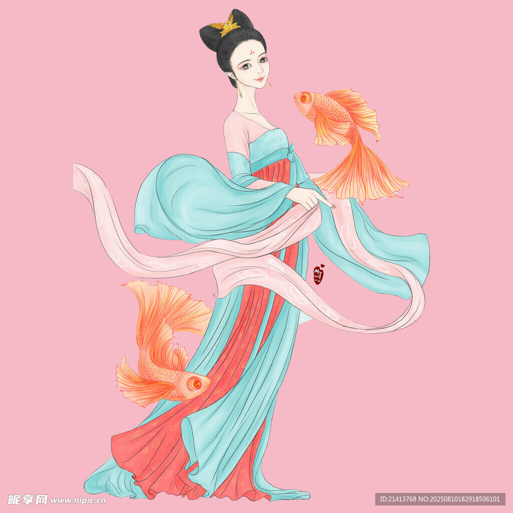 古风飞天仙女形象