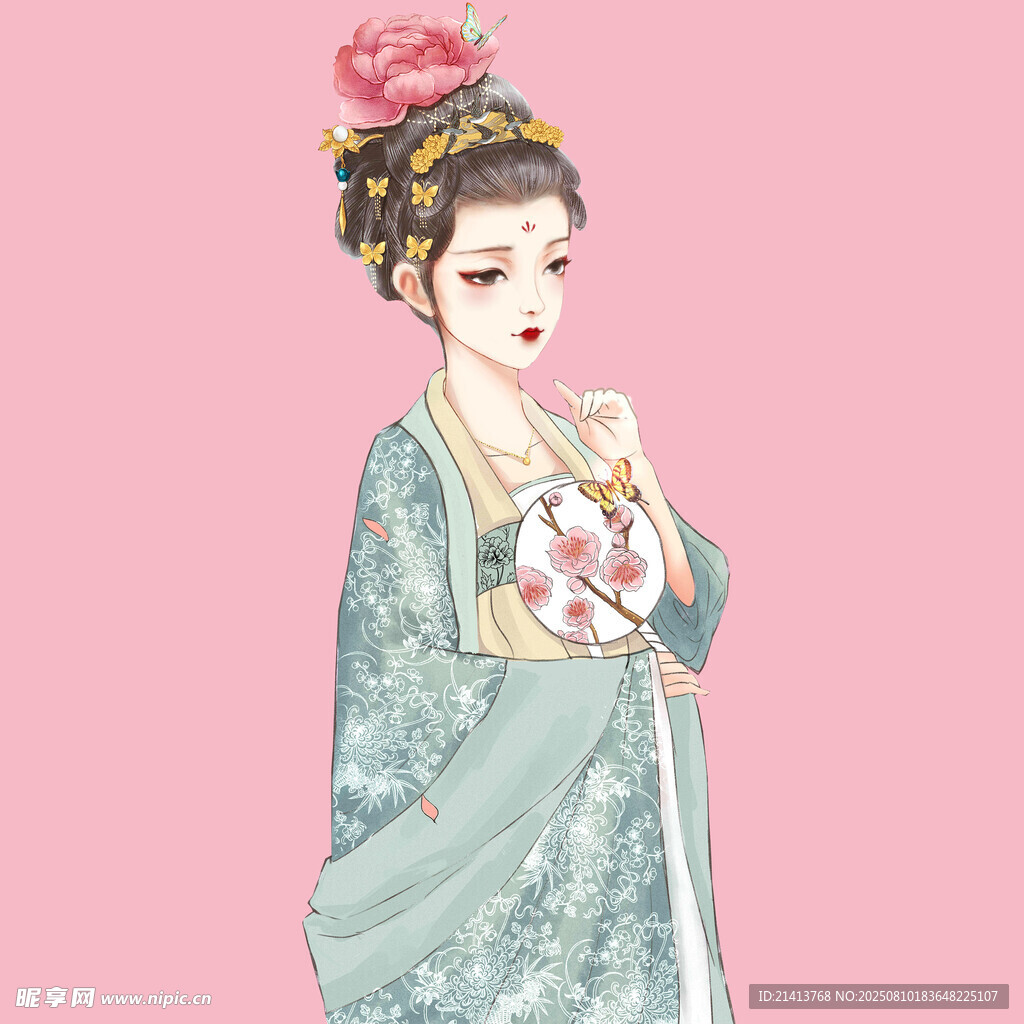 古风汉服女子优雅形象