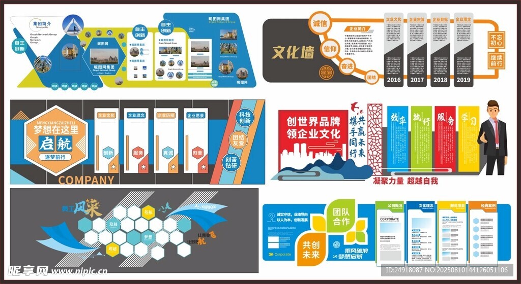 企业形象墙 文化墙