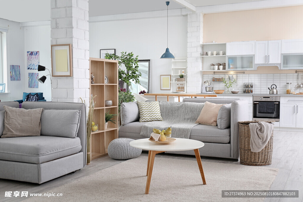 现代简约风温馨客厅一角