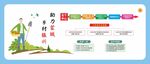 助力乡村振兴宣传展板