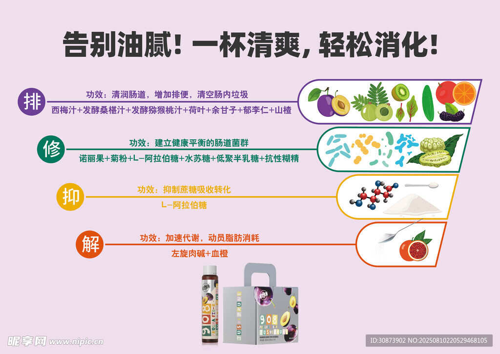清爽营养奶昔 轻松消化助力