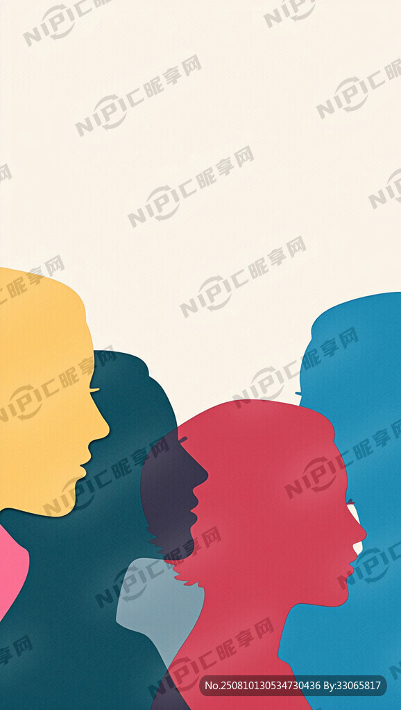 家电剪影背景图   