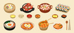 美食插画