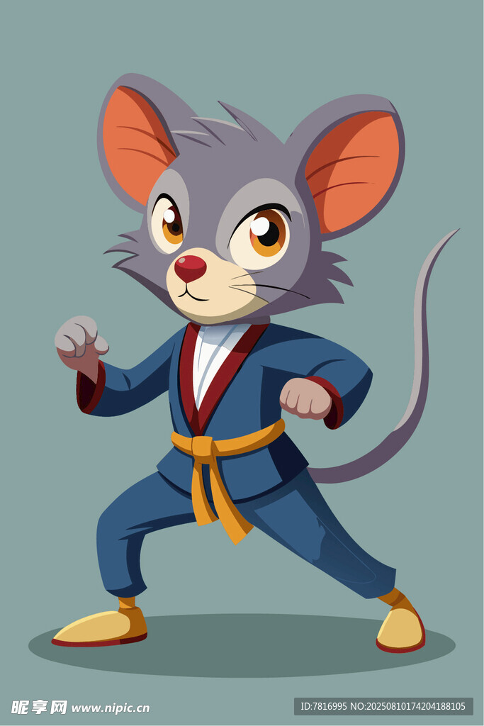 功夫小鼠展现武术风采