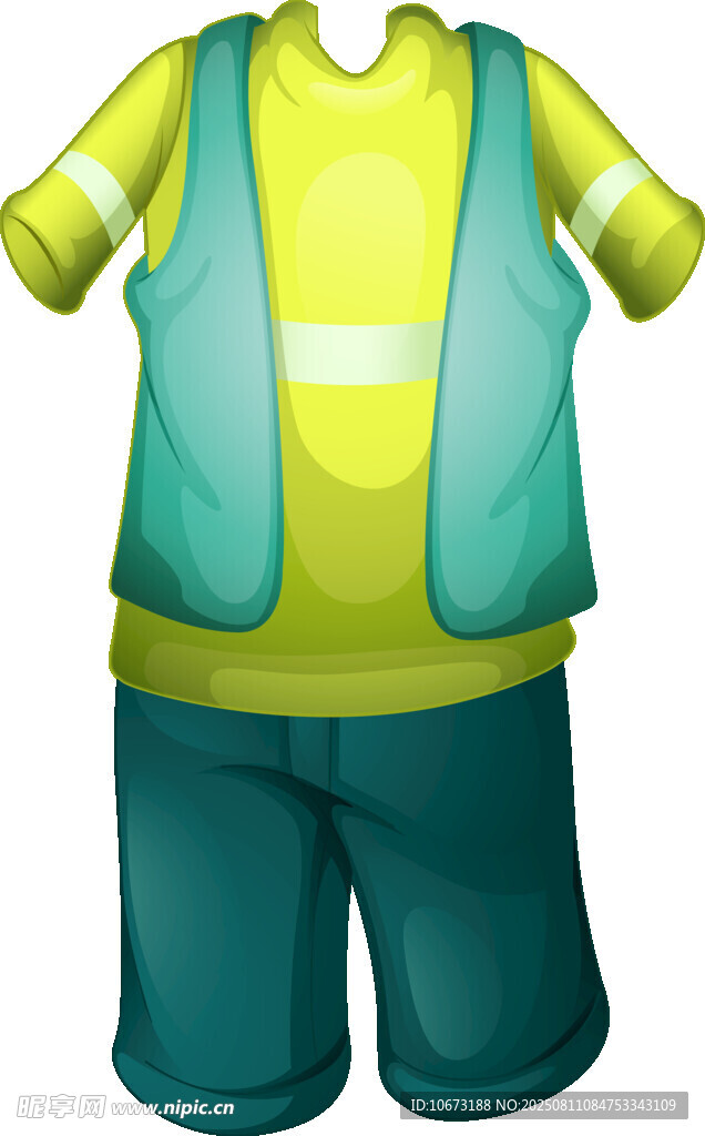 儿童反光条纹户外服装
