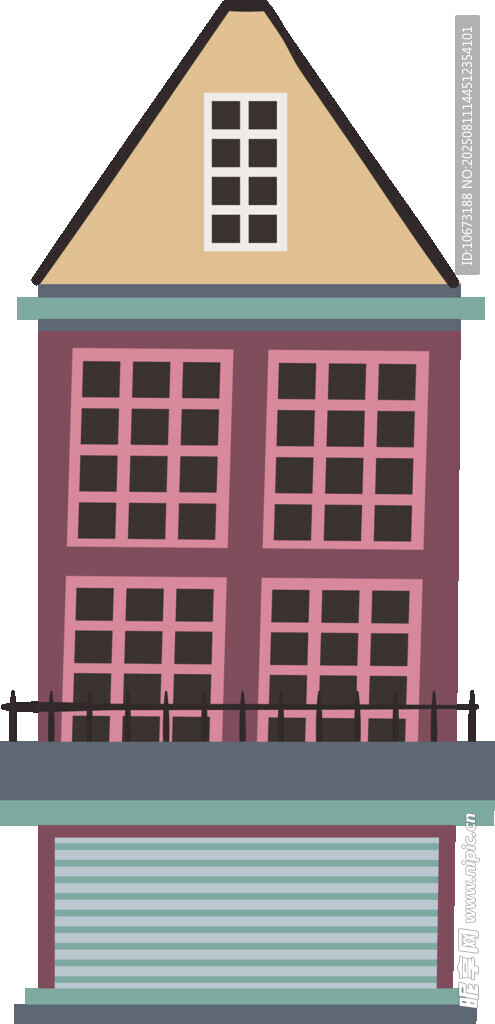 两层商铺建筑外观图