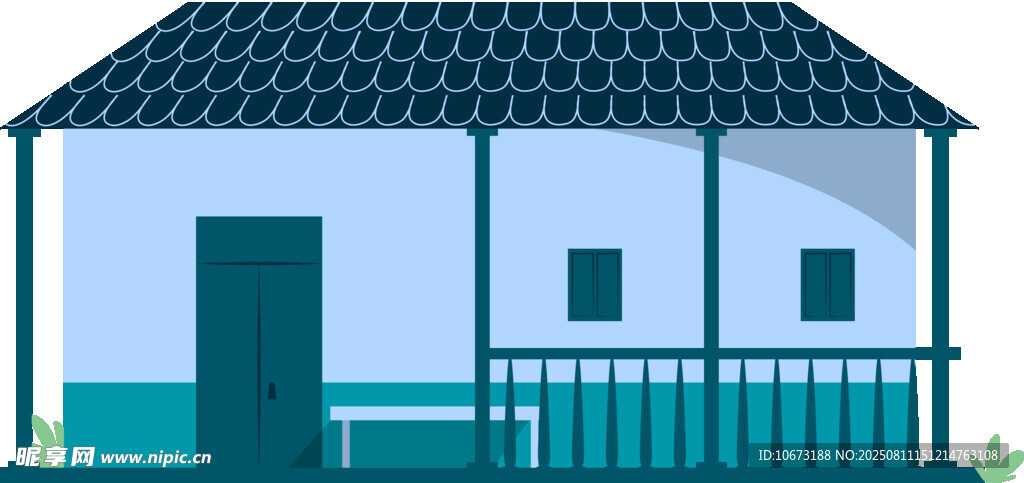 简约风格小屋外观