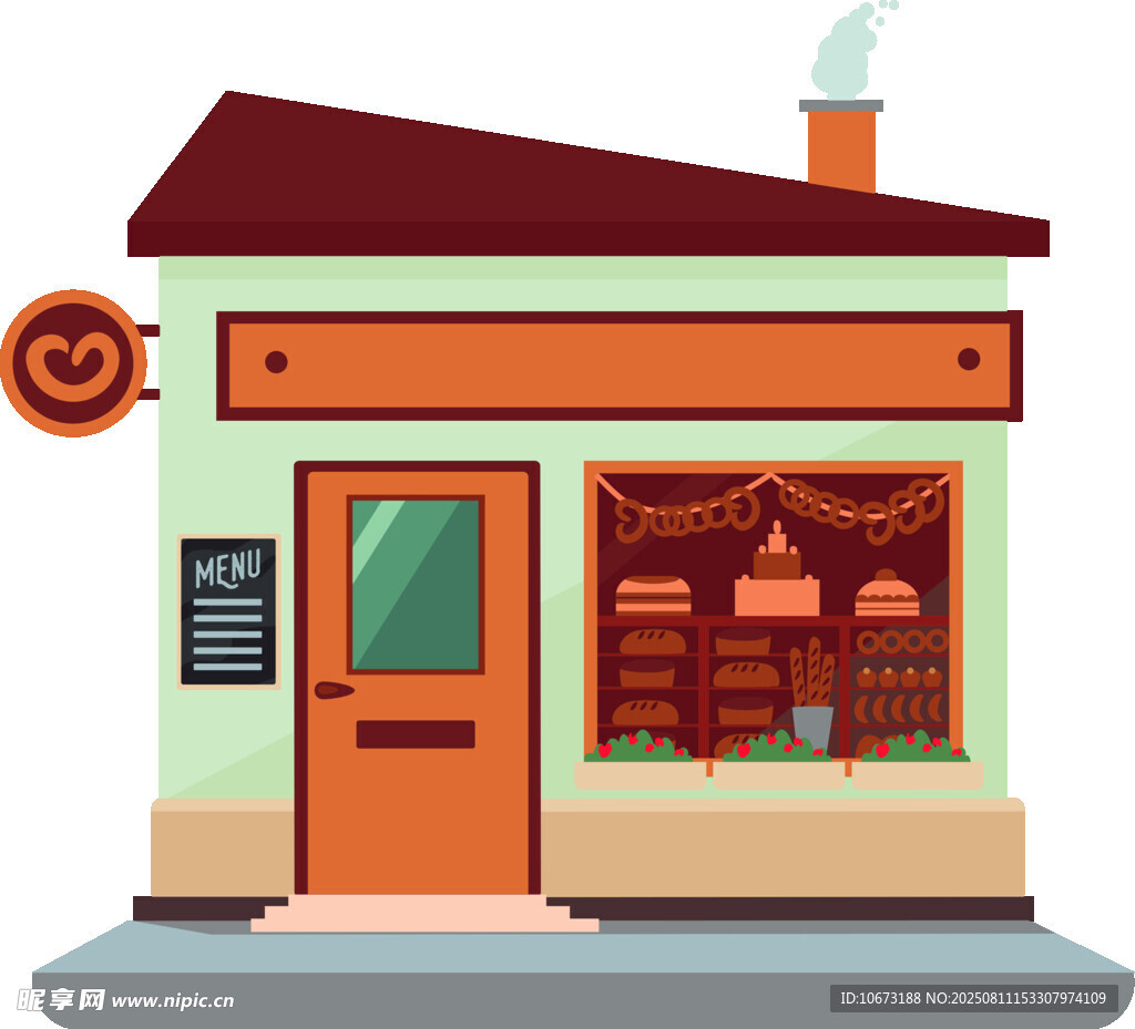 街边温馨小咖啡店