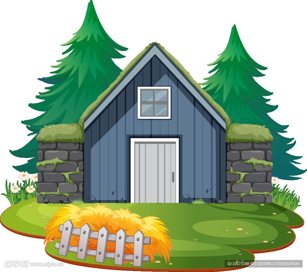 森林中的可爱小屋