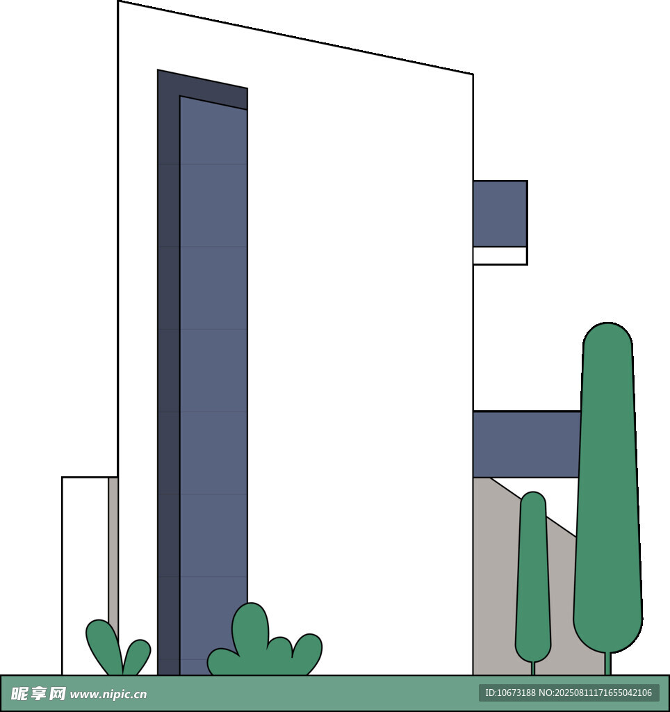 现代简约风格建筑外观设计
