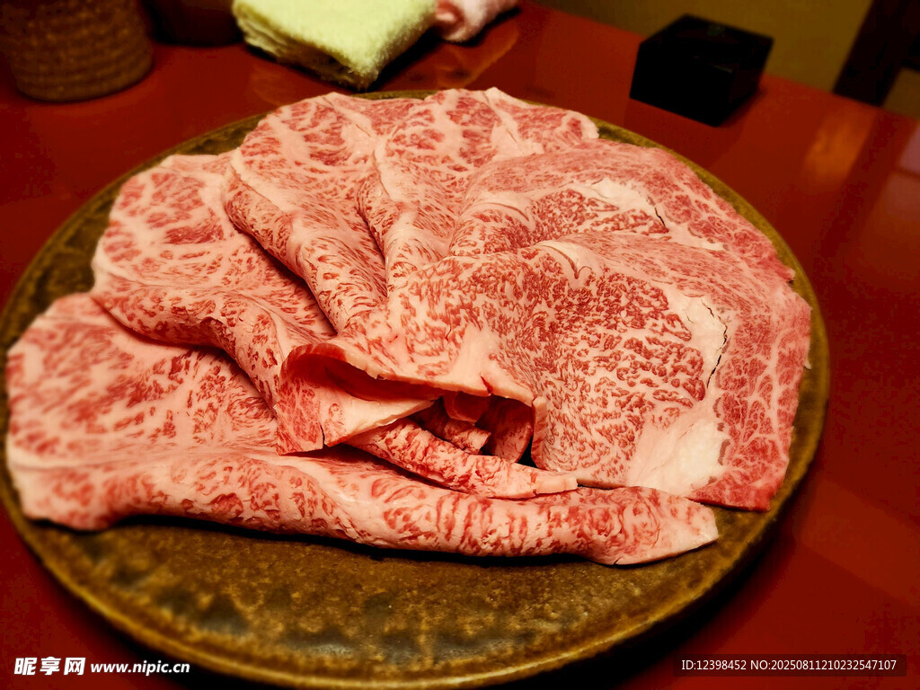 鲜嫩牛肉切片