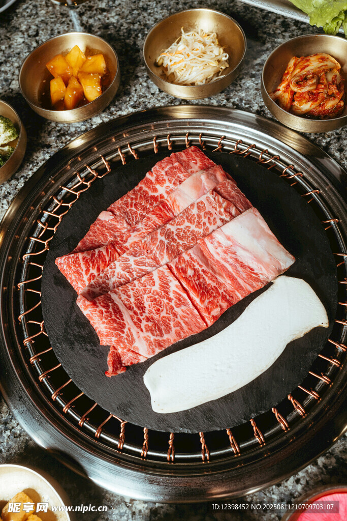 韩式烤肉美食诱人瞬间