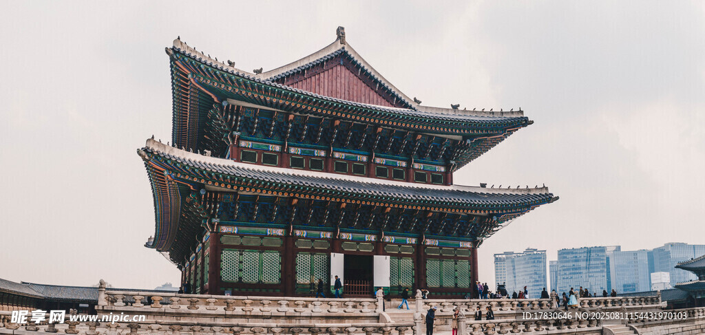 首尔景福宫传统建筑风貌
