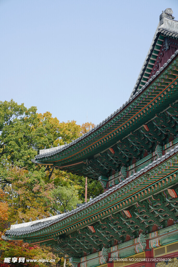 中式古建筑一角