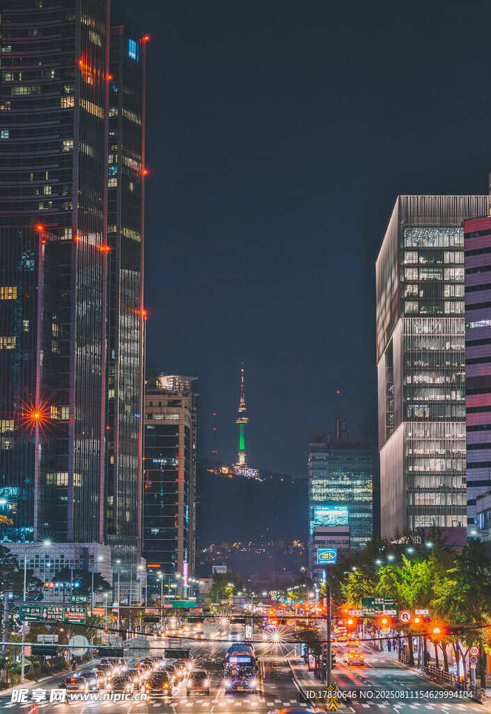 繁华都市夜景
