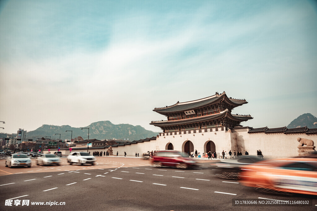 首尔景福宫前街景