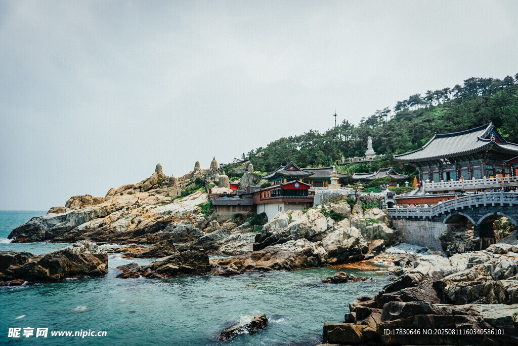 海边古建美景