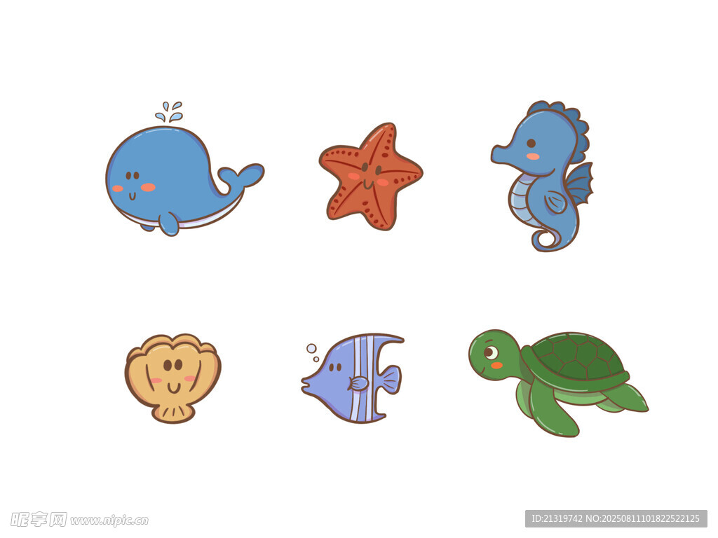 海洋生物插画