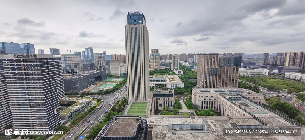 都市高楼俯瞰景观